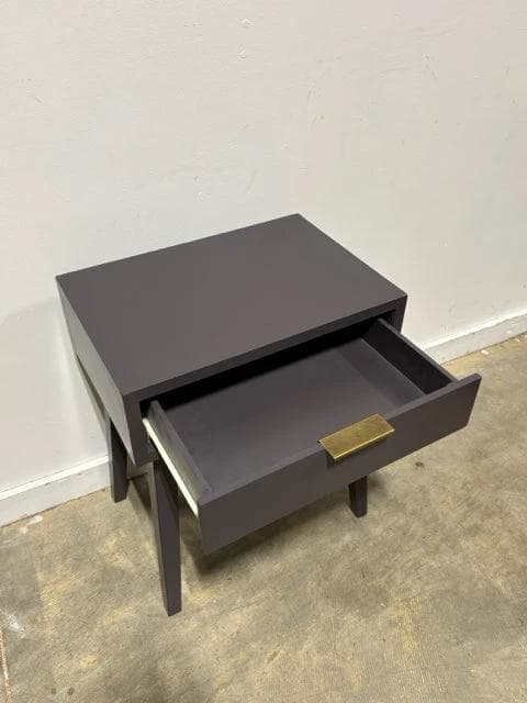 Plum One Drawer Nightstand - Thumbnail 2