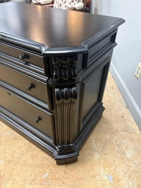 Hooker Black 2 Drawer Filing Cabinet - Thumbnail 2