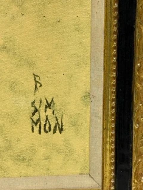 Horse Print by Simon in Gold Frame - Thumbnail 2