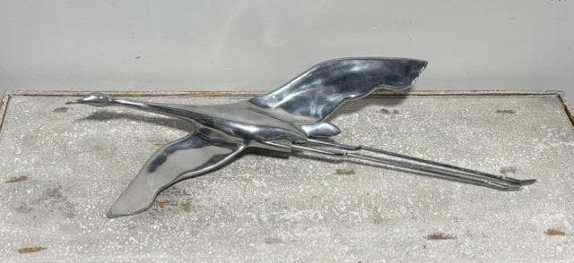 Aluminum Flying Crane Wall Decor
