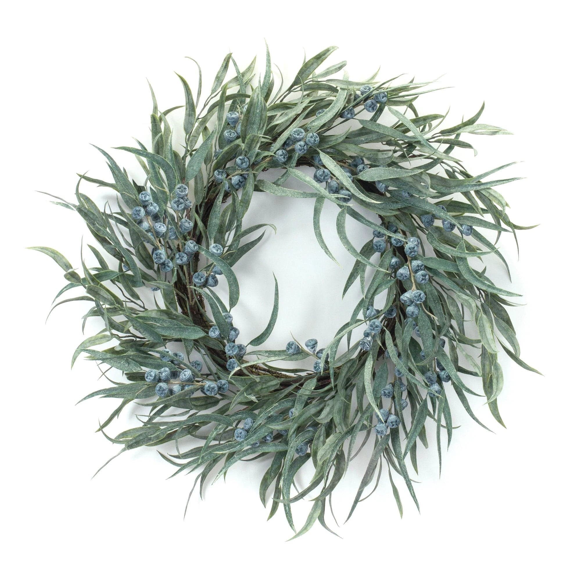 *NEW* Green Leaf & Berry Wreath - Image 1