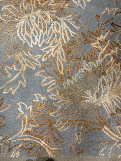 Loloi 5'X7' Light Blue & Brown Shag - Thumbnail 2