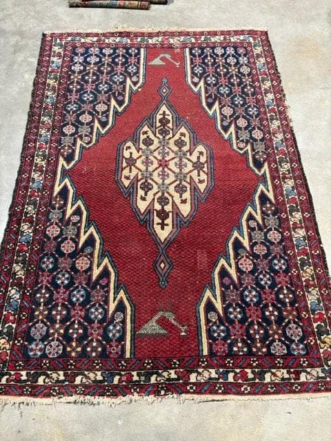 Hand Knotted Caucasian Prayer Rug - Image 1