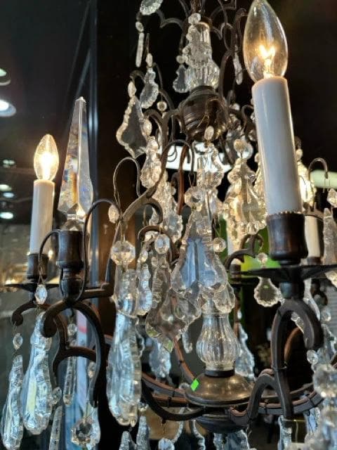 Metropolitan Lighting Patina Bronze Finish 6 Light Chandelier - Thumbnail 2