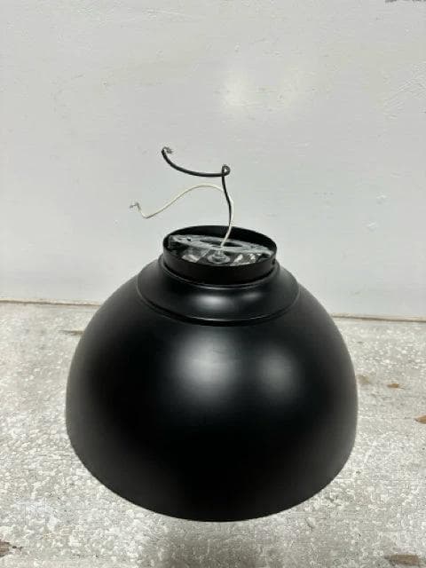 Black Flush Mount Light Fixture - Image 1