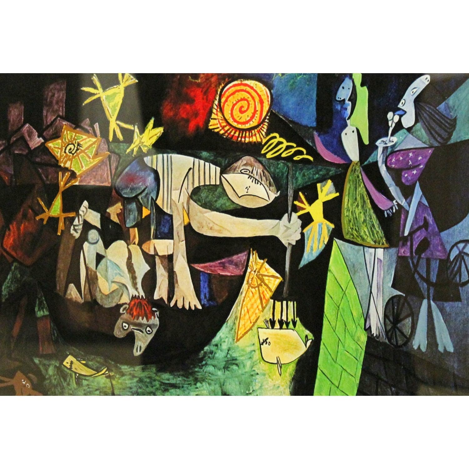 Gallery Framed Art Print 'Night Fishing At Antibes' By Pablo Picasso - Thumbnail 2