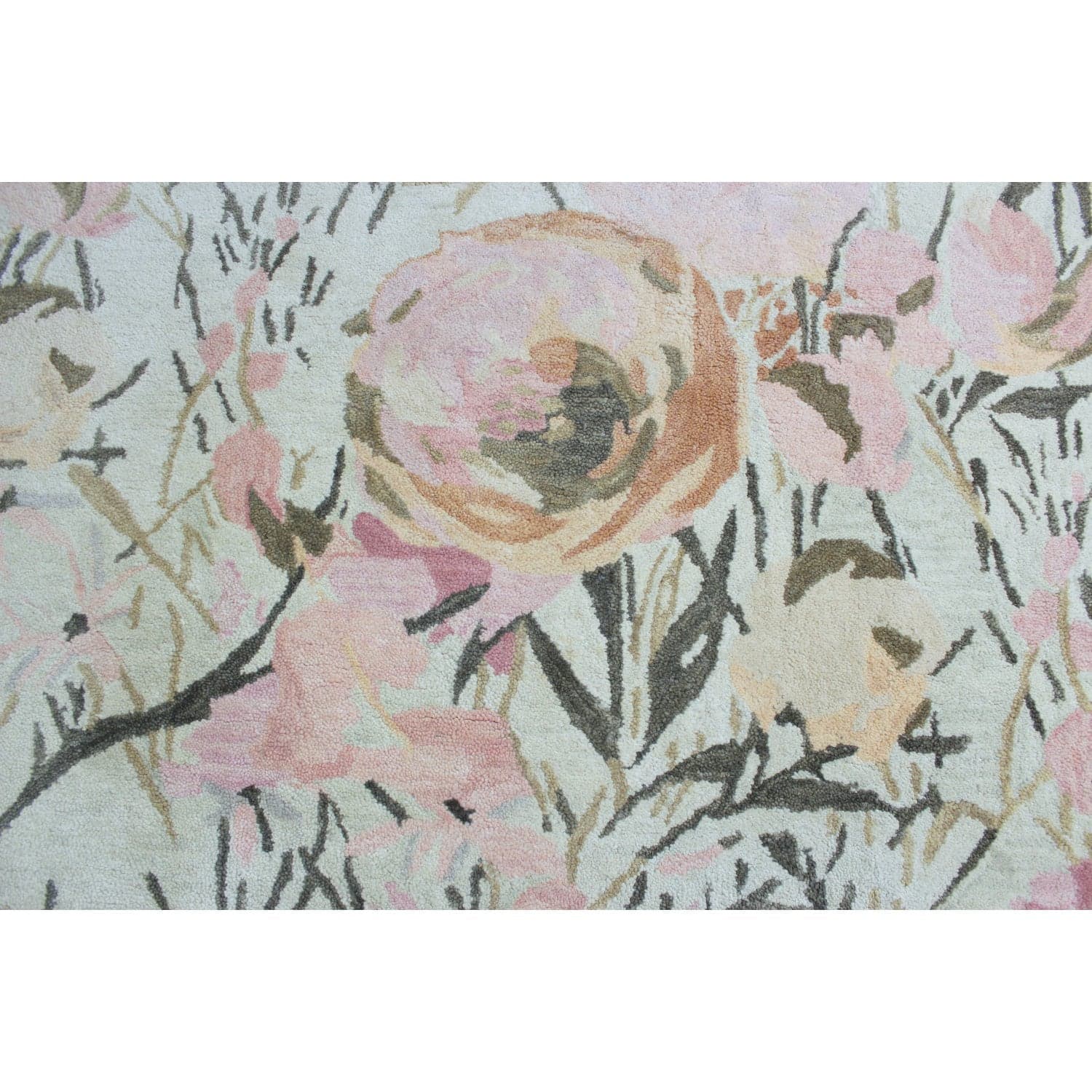 Magaschoni Home 9' X 12' Blush Peony Wool Area Rug - Thumbnail 2