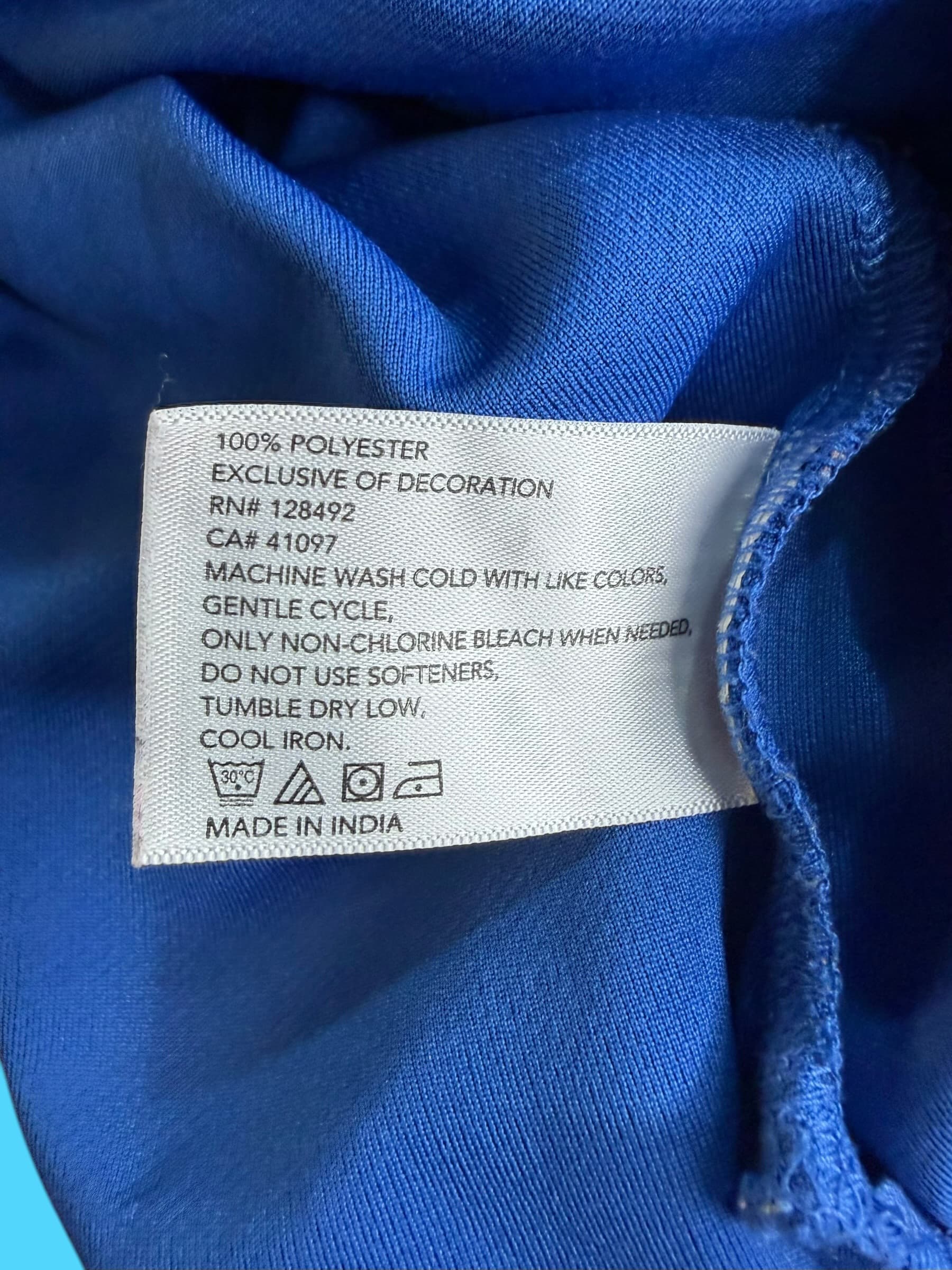 Greg Norman PlayDry Mens XXL Golf Polo Shirt Blue Moisture Wicking Shark Logo - Thumbnail 6