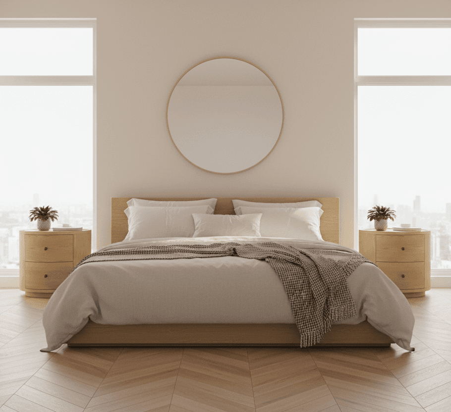 Lulu & Georgia Newport Oak Side Table by Button Atelier x Co. House Designs (2 Avail) FFE-1249 - Thumbnail 4