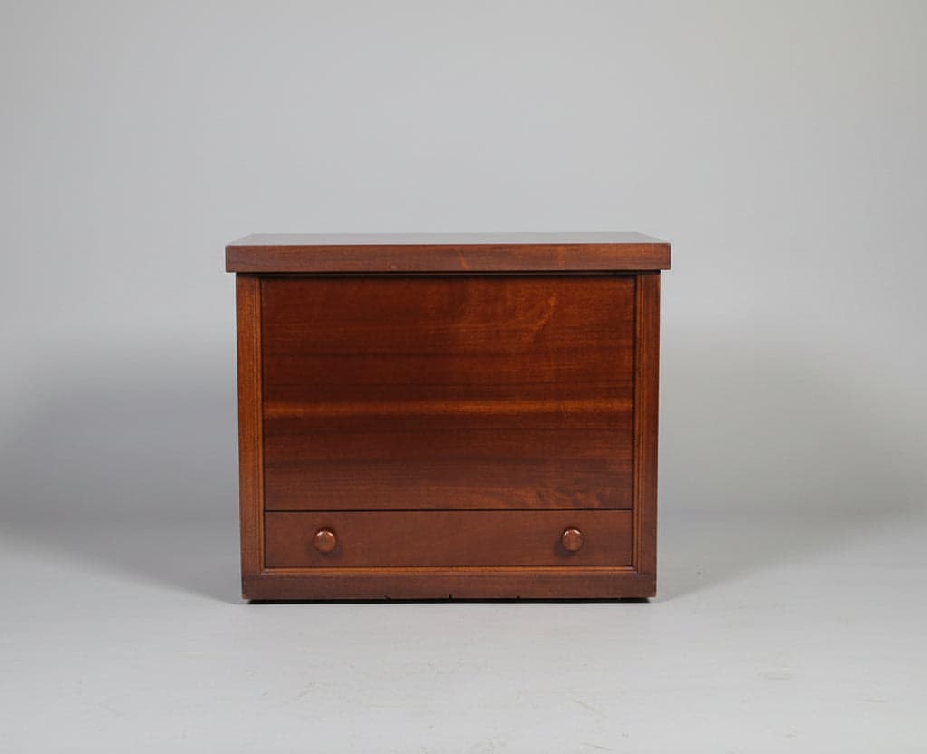 Mid Century Modern Cedar Lined Rosewood Trunk w/Drawer DH250-3 - Thumbnail 3