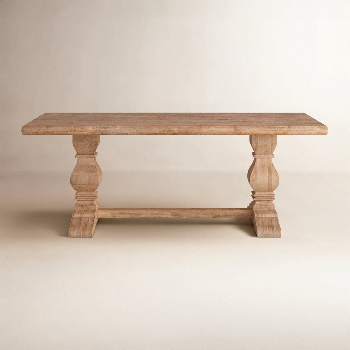 HTD Home Trends & Design Dining Table 84" Top & Stretcher FSR-DT84A0-T FFE-793 - Image 1