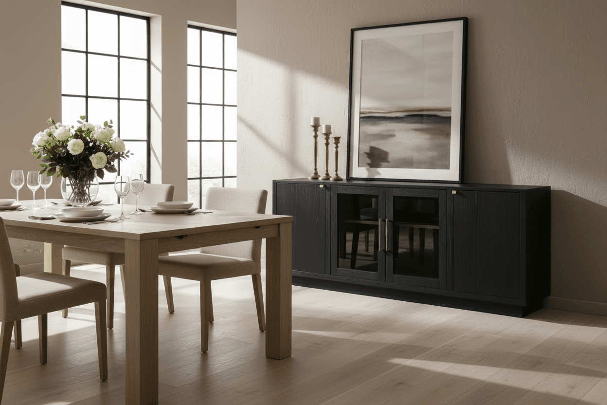 TOV FURNITURE Marlow Wood Media Entertainment Cabinet Sideboard Console FFE-1304 - Thumbnail 4