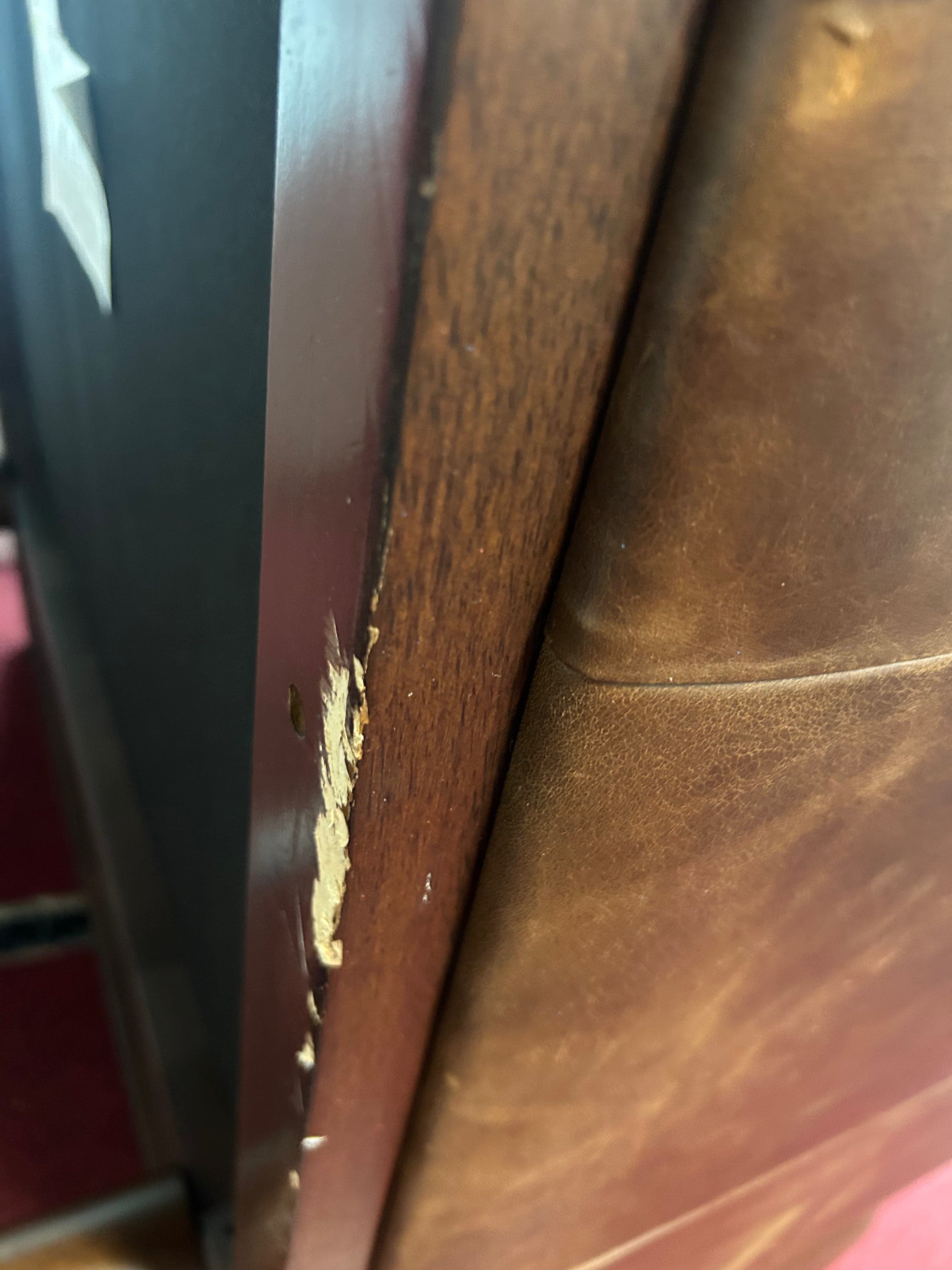 Poly & Bark Brescia Sofa - Chocolate Brown Italian Leather Couch FFE-1302 - Thumbnail 6