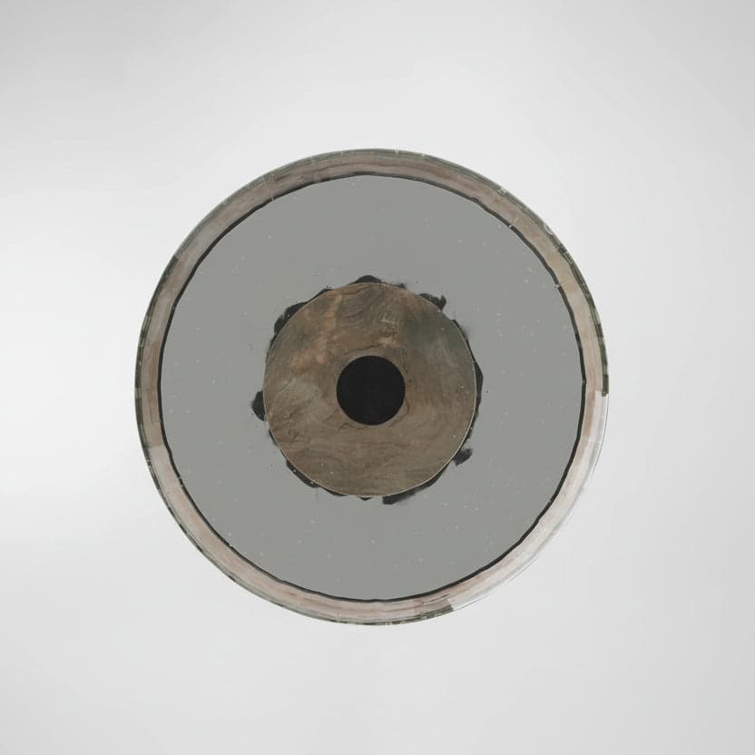 Arteriors Home Glass Top Wood Column Base Buckley Accent Table FFW-1337 - Thumbnail 3