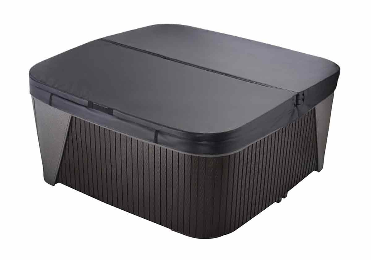 DreamMaker Black Hot Tub Cover AR2 FFE-1361 - Image 1