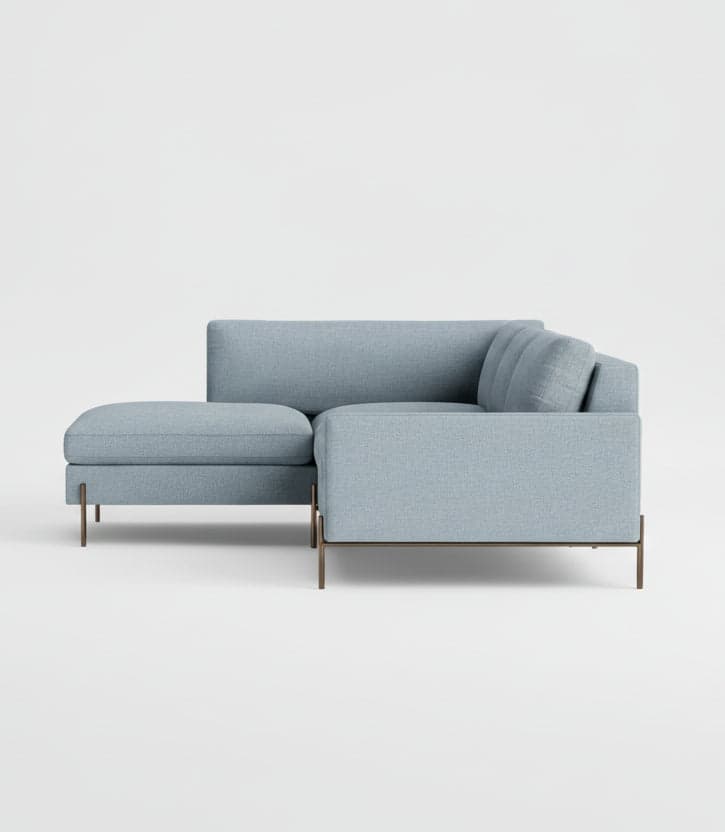 BenchMade Modern Catwalk Sectional Sofa Couch w Left Bumper (100 x 70) FFW-1365 - Thumbnail 4