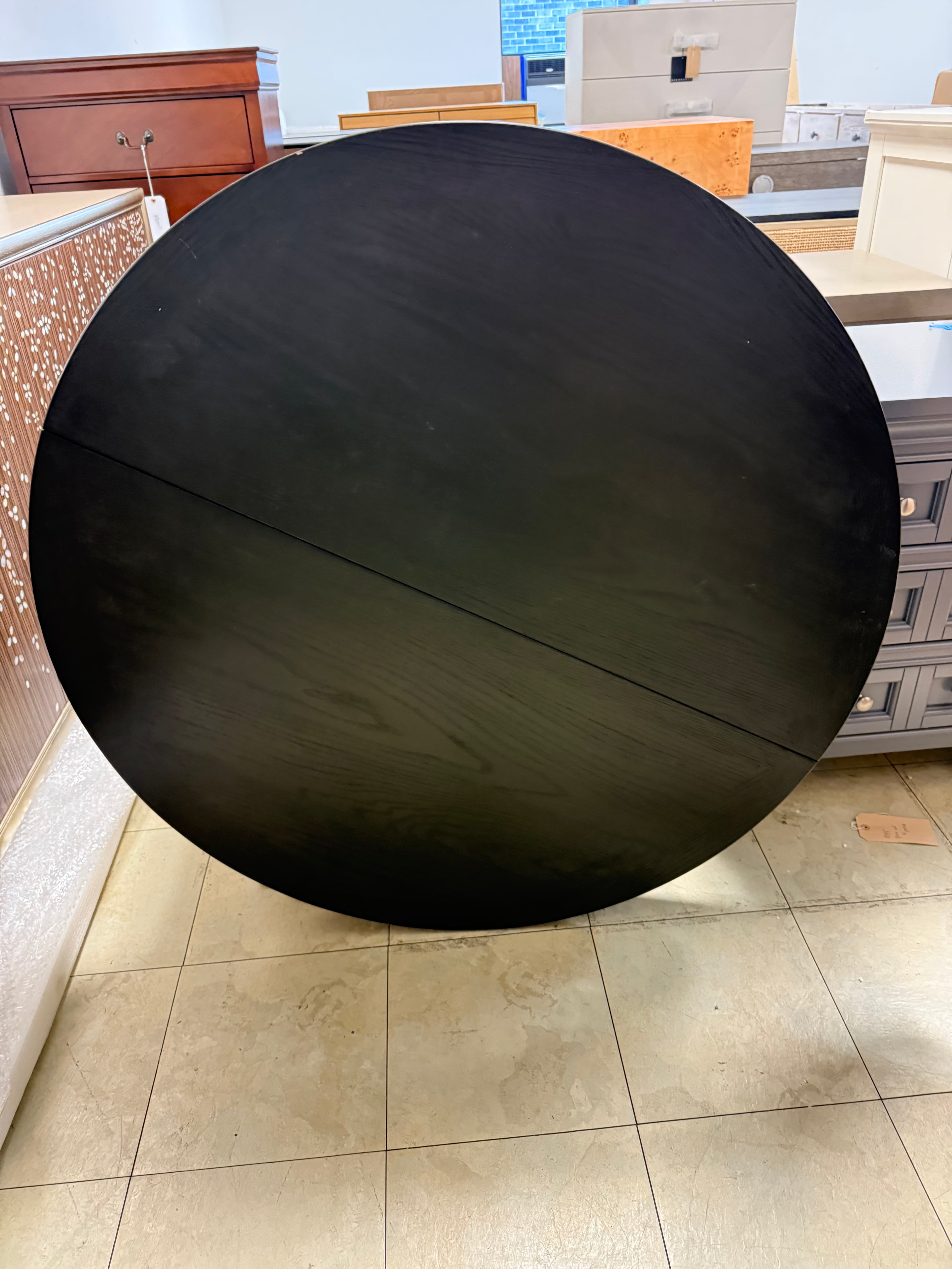 Round Dining Table 42" Top w Leaf FFE-1356 - Thumbnail 3