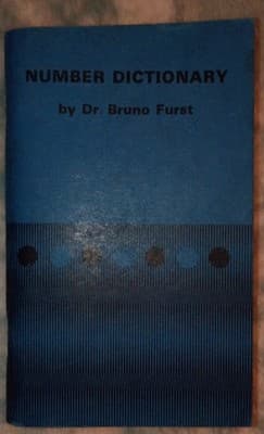 Number Dictionary by Dr. Bruno Furst & Lotte Furst, 1972, Reference Book - Image 1