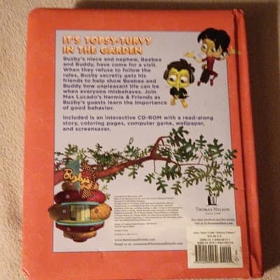 Hermie & Friends Buzby and the Grumble Bees Board Book w/ CD-ROM Troy Schmidt - Thumbnail 2