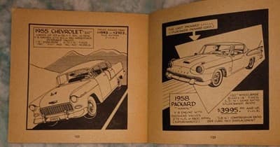Tad Burness Auto Album 1971 Vintage Illustrated Car Facts Book Scholastic - Thumbnail 5