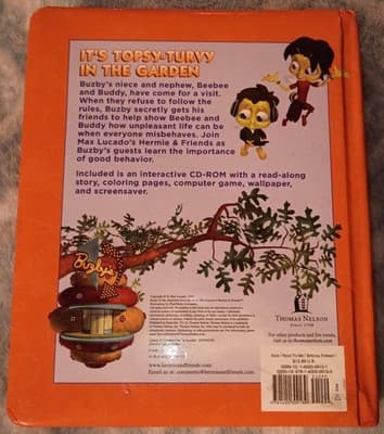 Hermie & Friends Buzby and the Grumble Bees Board Book w/ CD-ROM Troy Schmidt - Thumbnail 4