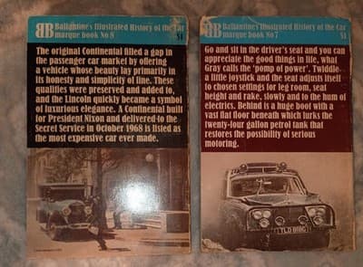 Ballantine's Rolls-Royce Lincoln 1971 Vintage Books - Thumbnail 2