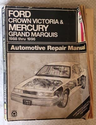 Haynes Ford Crown Victoria & Mercury Grand Marquis 1988 Thru 1996 Repair Manual - Image 1