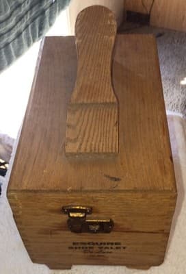 Esquire De Luxe Wooden Shoe Valet Brown Shoe Care Box - Thumbnail 2