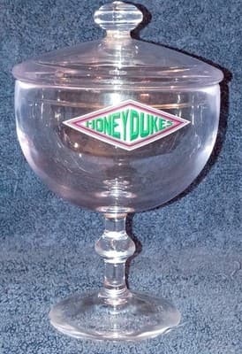 Harry Potter Honeydukes Glass Candy Jar with Lid Collectible - Image 1