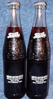 Pepsi Replica Bottles Limited Edition 12 fl. oz 1940s-1950s w/ Original Caps Se… - Thumbnail 5
