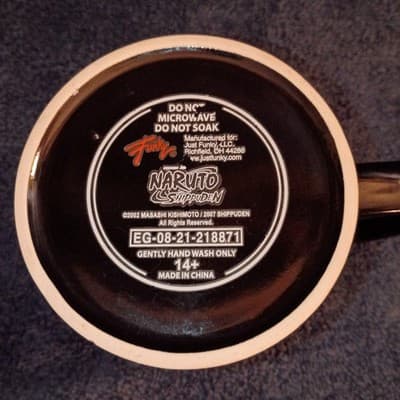 Just Funky Naruto Shippuden Black Ceramic Coffee Mug 14 fl oz Naruto Uzumaki - Thumbnail 3