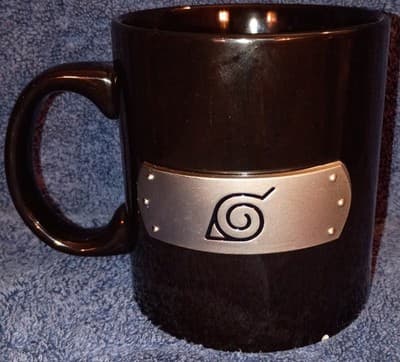 Just Funky Naruto Shippuden Black Ceramic Coffee Mug 14 fl oz Naruto Uzumaki - Thumbnail 2