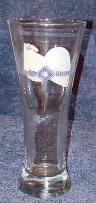 Blue Moon Summer Honey Wheat Pilsner Beer Glass Breweriana Collectible - Thumbnail 2