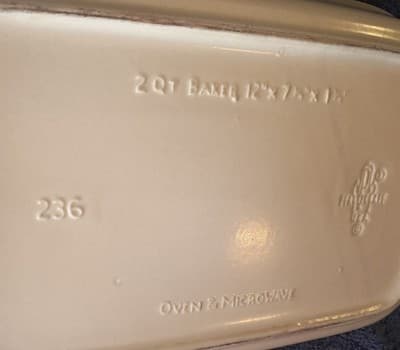 Pfaltzgraff 2 Qt Stoneware Baker 236 Beige Brown Floral Oven Microwave Safe - Thumbnail 7