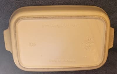 Pfaltzgraff 2 Qt Stoneware Baker 236 Beige Brown Floral Oven Microwave Safe - Thumbnail 5