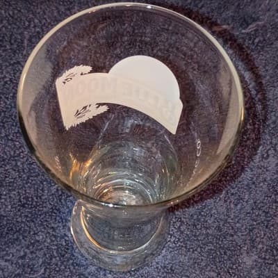 Blue Moon Summer Honey Wheat Pilsner Beer Glass Breweriana Collectible - Thumbnail 3