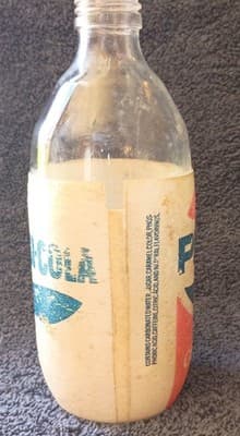 Pepsi Vintage Glass Bottle Catch That Pepsi Spirit. Foam label fatty bottle. - Thumbnail 6
