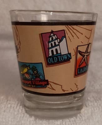 San Diego California Shot Glass Pacific Beach Mission Bay Old Town La Jolla - Thumbnail 3