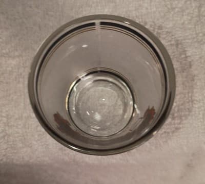 Ohio Buckeye State Clear Gold Black Red Shot Glass Painted Decorated Barware - Thumbnail 2