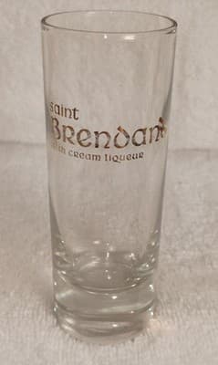 Saint Brendan's Irish Cream Clear Double Shot Glass Set Hard To Find Together - Thumbnail 6