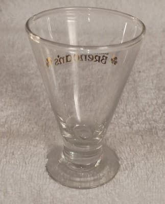 Saint Brendan's Irish Cream Clear Double Shot Glass Set Hard To Find Together - Thumbnail 4