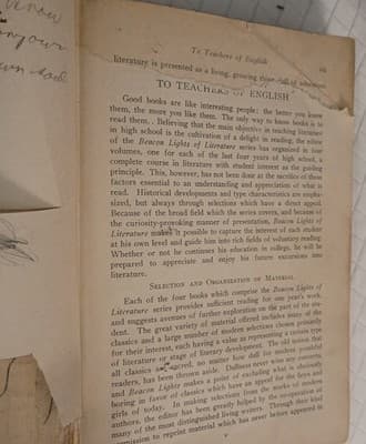 Beacon Lights of Literature Book Four, Chamberlain, 1934, Illustrated, Hardcover - Thumbnail 7