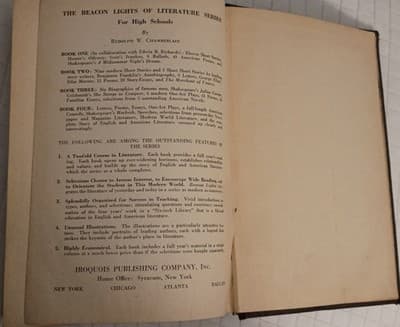 Beacon Lights of Literature Book Four, Chamberlain, 1934, Illustrated, Hardcover - Thumbnail 8