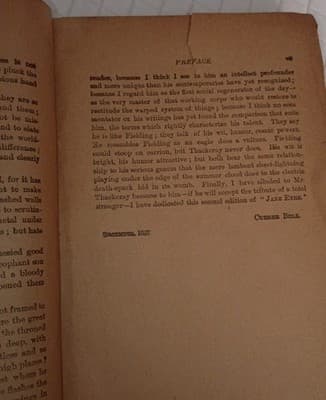 Jane Eyre, Currer Bell, Cloth Hardcover, 1847, Preface by Author - Thumbnail 8