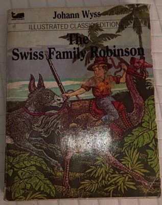 Moby Books The Swiss Family Robinson Illustrated Adapted Softcover 1983 - Thumbnail 6