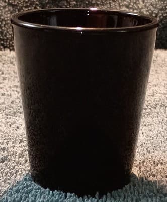 Vintage CHEERS Meet Me In Detroit Black Shot Glass 22 Karat Gold Plated (RARE) - Thumbnail 3