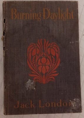 Jack London Burning Daylight The Regent Press 1913 Illustrated Cloth New York - Image 1