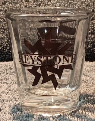 Keystone Colorado Ski Resort Ribbed Shot Glass Souvenir Barware - Thumbnail 3