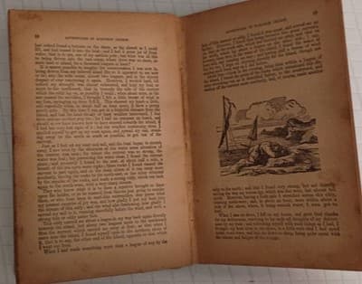 Daniel Defoe Robinson Crusoe Illustrated Hardcover International Book Company - Thumbnail 9