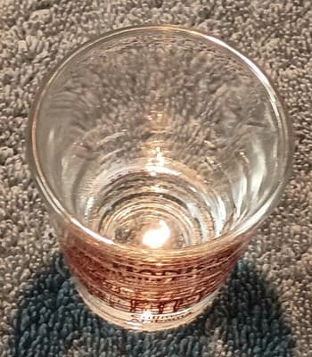 Hank's Montana Exchange Cullman Alabama Clear Shot Glass Painted Barware Novelty - Thumbnail 2